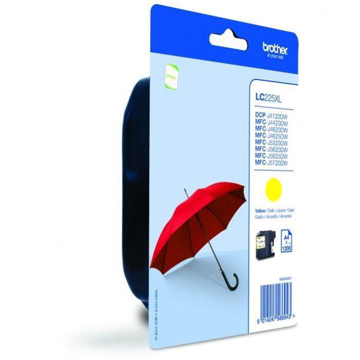 BROTHER LC-225XLY TONER HIGH YELLOW