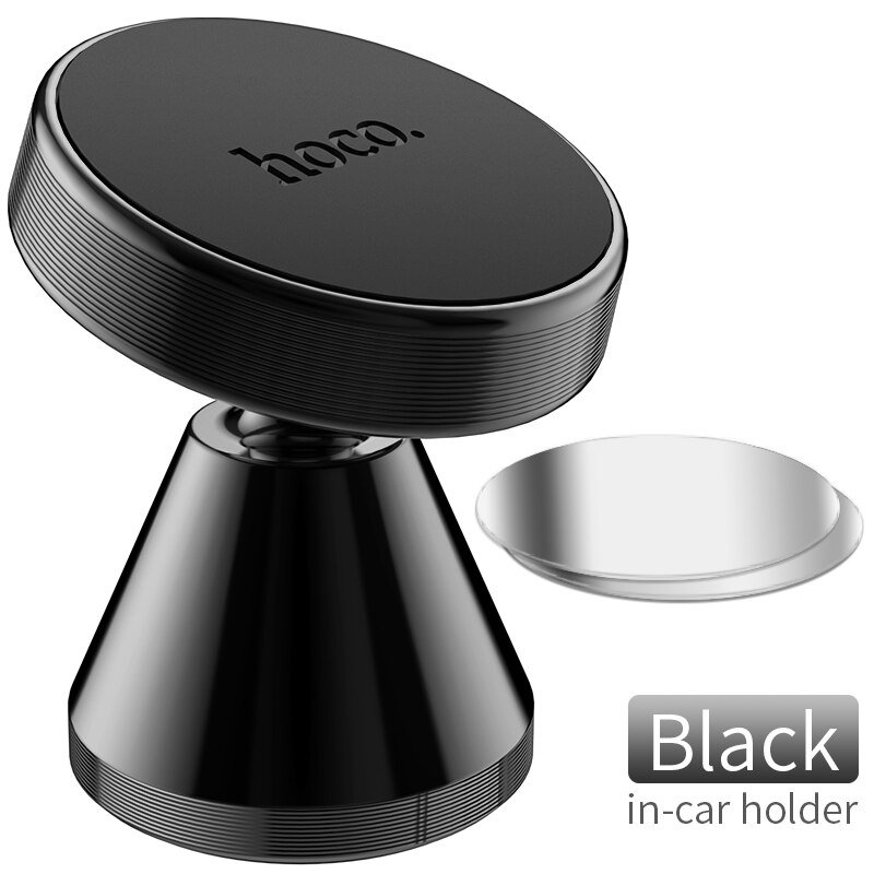 Automobilinis telefono laikiklis Hoco CA46, tvirtinamas ant prietaisų skydelio, magnetinis, juodas