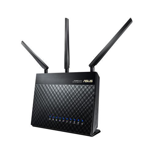 Maršrutizatorius Asus Router RT-AC68U 10/100/1000 Mbit/s, Ethernet LAN (RJ-45) ports 4, 2.4GHz/5GHz,