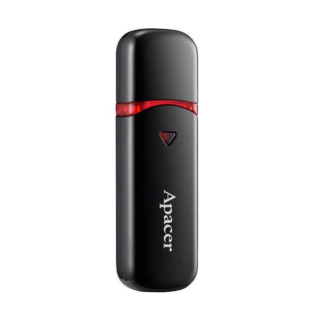 USB raktas APACER USB2.0 Flash Drive AH333 32GB Black
