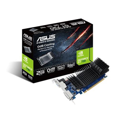 Vaizdo plokštė Asus GF GT730-SL-2GD5-BRK NVIDIA, 2 GB, GeForce GT 730, GDDR5, Memory clock speed 501
