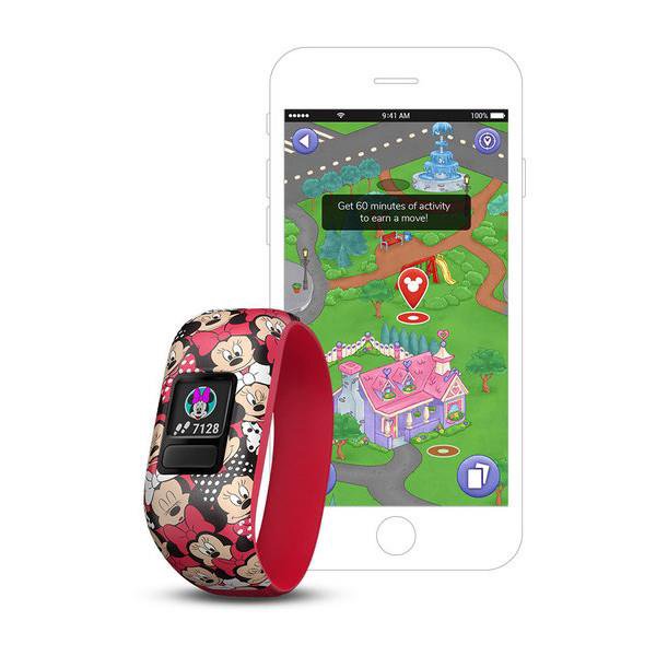 GARMIN VIVOFIT JR.2, DISNEY MINNIE MOUSE, RED STRETCH BAND