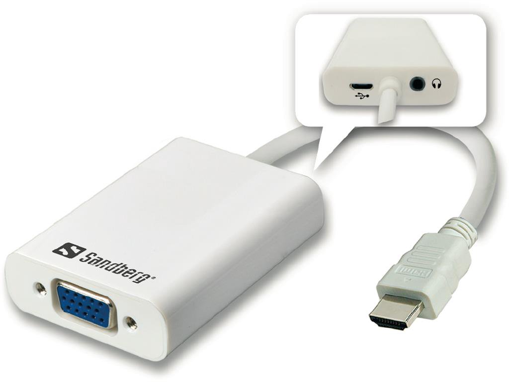 Sandberg 508-77 HDMI to VGA+Audio Converter