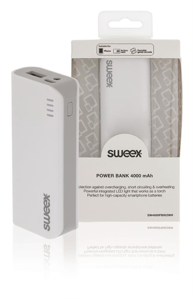 Išorinė baterija SWEEX SW4000PB002WH