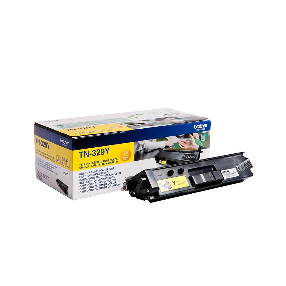 BROTHER TN-329Y TONER S.HIGH YELLOW 6000
