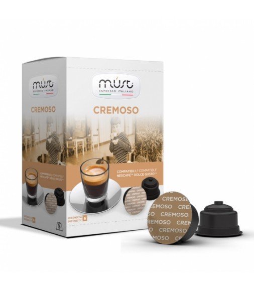 Kavos kapsulės MUST Cremoso 16 vnt., skirtos Dolce Gusto kavos aparatams