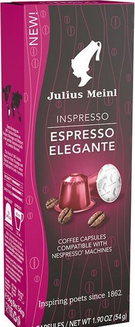 Kavos kapsulės JULIUS MEINL ESPRESSO ELEGANTE, 10 vnt.