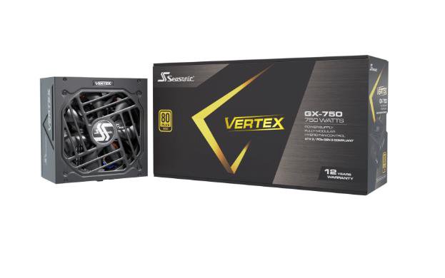 Power SupplySEASONICVERTEX GX750 WattsEfficiency 80 PLUS GOLDMTBF 100000 hoursVERTEXGX-750