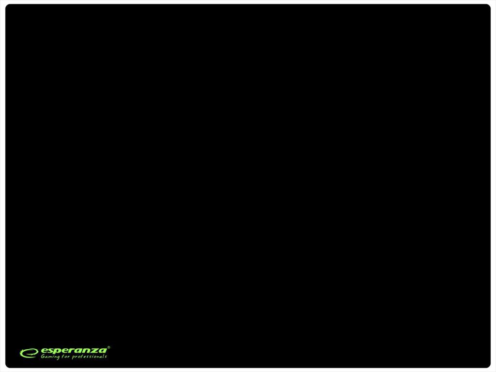 ESPERANZA EGP103K Pelės kilimėlis GAMING 400 x 300 x 3 mm