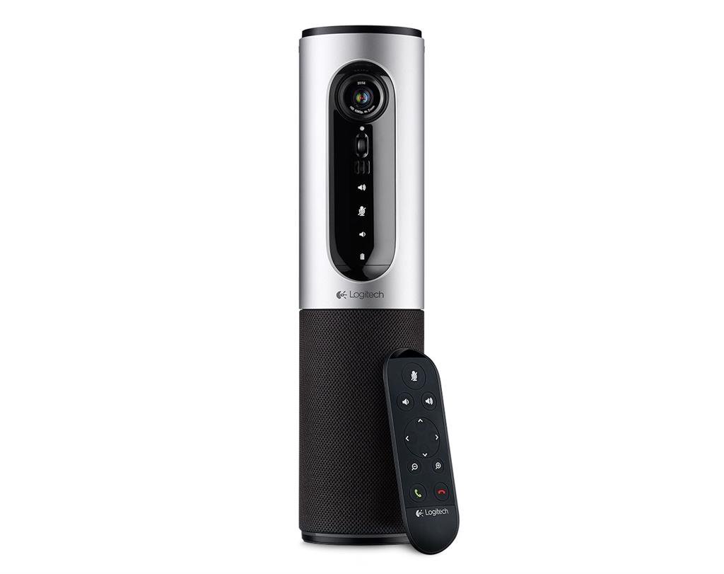 Internetinė kamera Logitech ConferenceCam Connect, Silver, USB