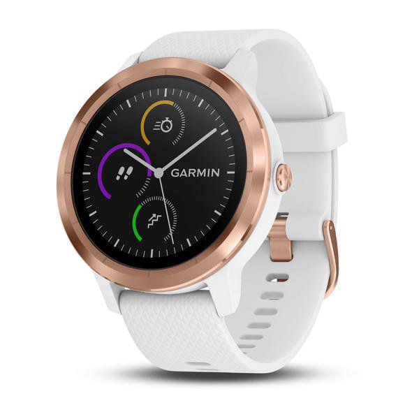 Sportinis laikrodis GARMIN Vivoactive 3 White/Rose Gold