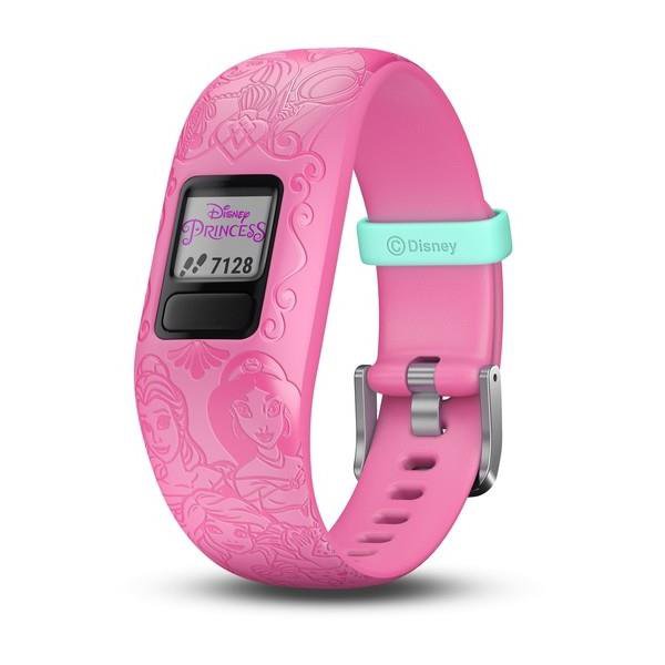 GARMIN VIVOFIT JR.2 DISNEY PRINCESS, ARIEL RAPUNZEL BELLE MULAN & JASMINE, PINK, ADJUSTABLE BAND
