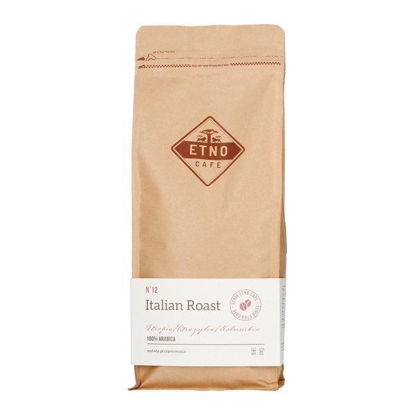 Kavos pupelės Etno Cafe - Italian Roast 1kg, skrudinimo data 2019 02 19