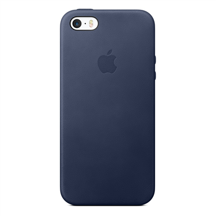 Dėkliukas APPLE iPhone SE, nugarėlė, odinė, mėlyna