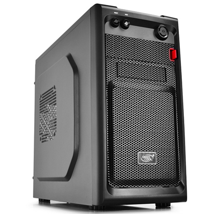 Korpusas Deepcool Smarter USB 3.0 x1, USB 2.0 x 1, Mic x1, Spk x1, Black, Micro ATX, Power supply in