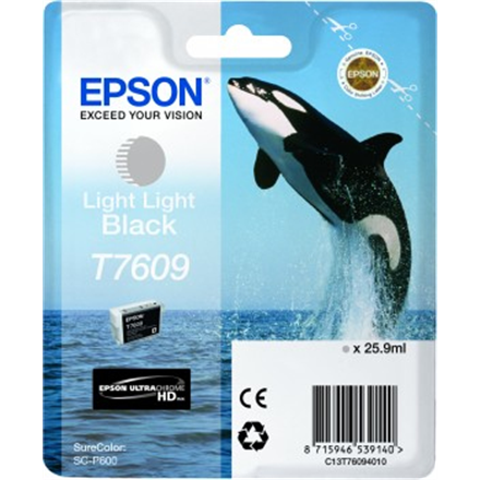 Toneris Epson T7609  Ink Cartridge  Light Light Black