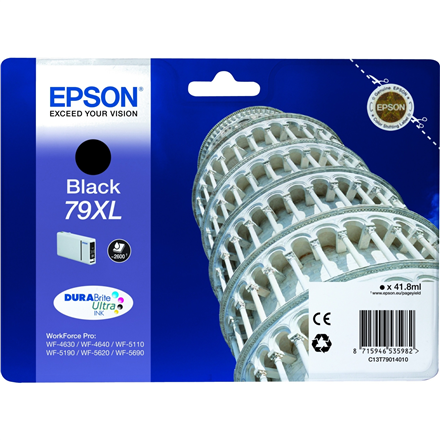Toneris Epson C13T79014010  Inkjet cartridge  Black
