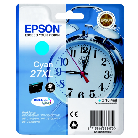 Toneris Epson T2712  27XL  Ink cartridge  Cyan