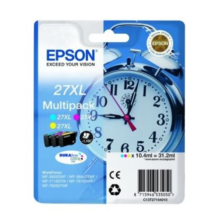 Toneris Epson Cartridge Multipack  T2715  Ink Cartridge  Cyan, Magenta, Yellow