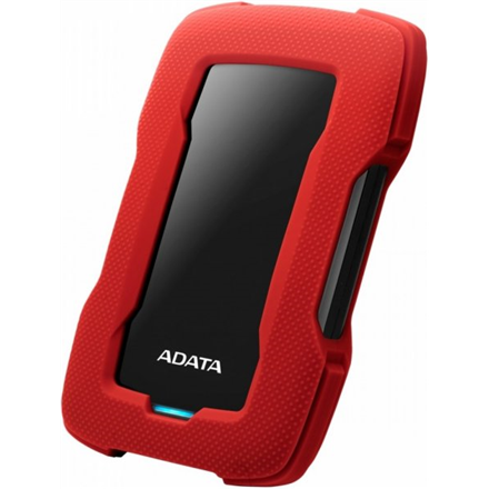 Išorinis HDD ADATA HD330 1000 GB, 2.5 ", USB 3.1, Red