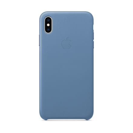 Dėkliukas APPLE  XS Max, odinis, nugarėlė, Cornflower