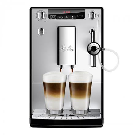 MELITTA E957-203 SOLO&PERFECT MILK automatinis kavos aparatas, sidabrinė