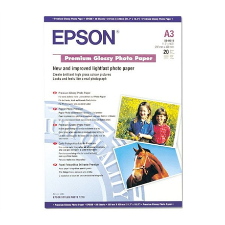 Popierius Epson Premium DIN A3, 255g/m², 20 Sheets