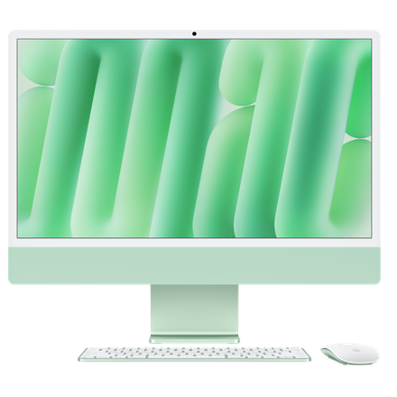 iMac 24” 4.5K Retina, Apple M4 10C CPU, 10C GPU/24GB/512GB SSD/Green/SWE