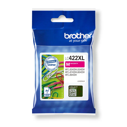 Toneris Brother LC422XLM  Ink Cartridge  Magenta