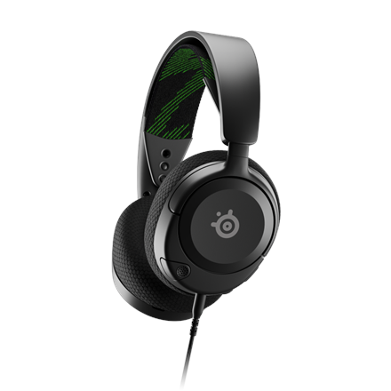 Ausinės SteelSeries Arctis Nova 1X, laidinės, ant ausų, juodos