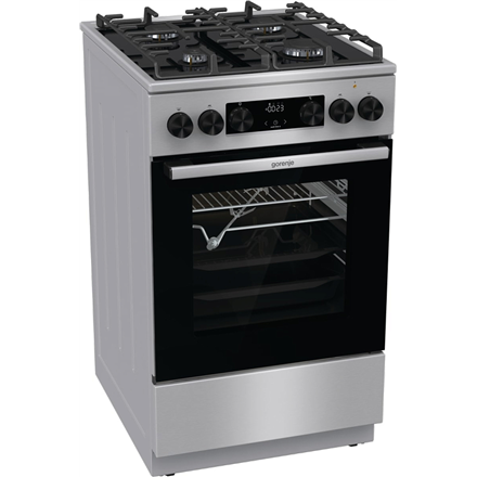 Viryklė Cooker  GK5C65XV  Hob type  Gas  Oven type Electric  Stainless steel  Width 50 cm  Gri