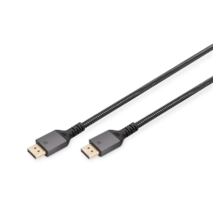Audio kabelis Digitus  DisplayPort Connector Cable 1.4  DB-340201-010-S  DP to DP  1 m