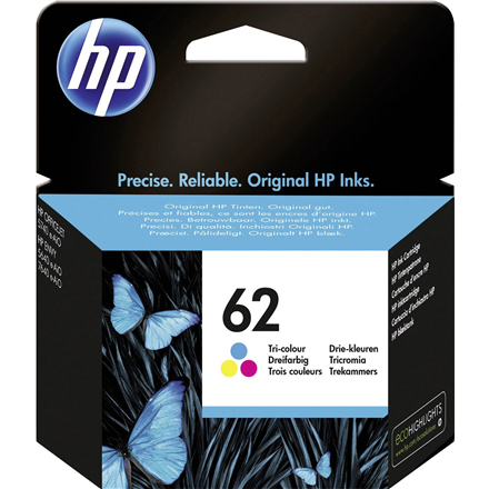 Toneris HP 62 Tri-color C2P06AE Ink Cartridge, Cyan, Magenta, Yellow