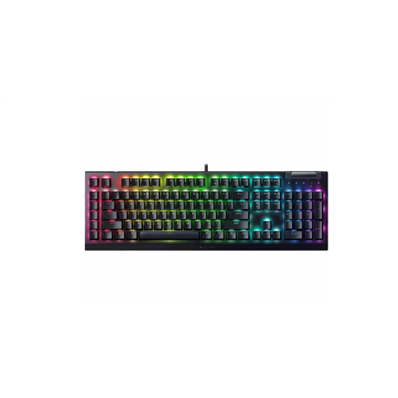 Klaviatūra Razer BlackWidow V4 X RGB Gaming keyboard Wired Cyrillic Black Yellow Switc