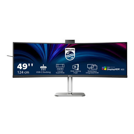 Monitorius Philips  49B2U5900CH/00  48.8 "  VA  32:9  75 Hz  4 ms  5120 x 1440 pixels  450 c