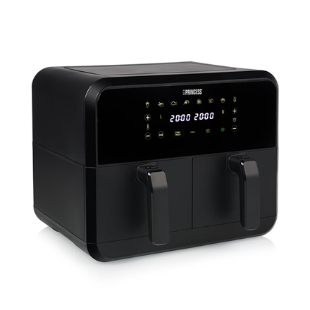 Gruzdintuvė Princess double basket airfryer 182068,black
