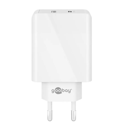 Goobay  61674  Dual USB-C PD Fast Charger (30 W)
