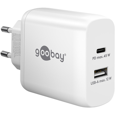 Įkroviklis Goobay USB-C PD Dual Fast Charger (45W)65412 N/A
