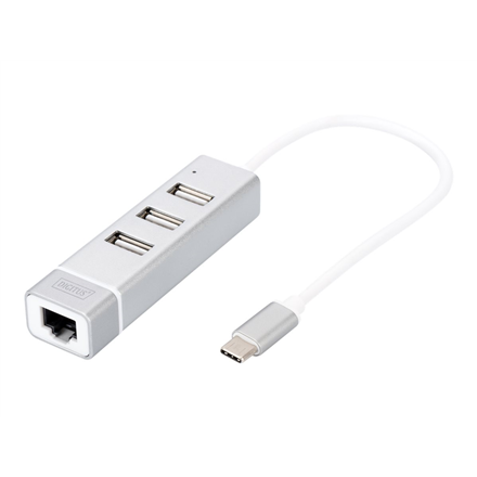 Jungčių stotelė Digitus DA-70253 - USB-C 100Mb LAN