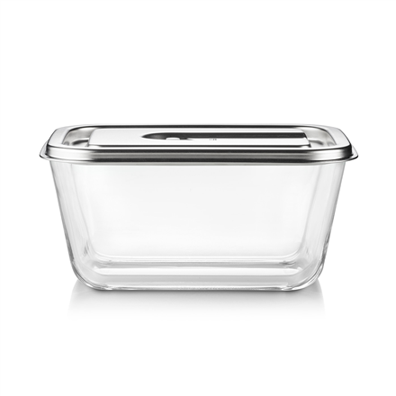 Maisto saugojimo indai Caso Glass Vacuum Container with Plastic Lid  VacuBoxx Inox XL  Transparent