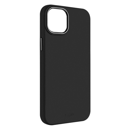 Dėkliukas Fixed  MagFlow  Back cover  Apple  iPhone 15 Plus  Liquid silicon  Black