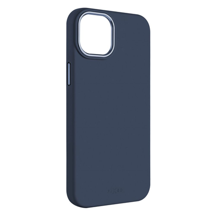 Dėkliukas Fixed  MagFlow  Back cover  Apple  iPhone 15 Plus  Liquid silicon  Blue