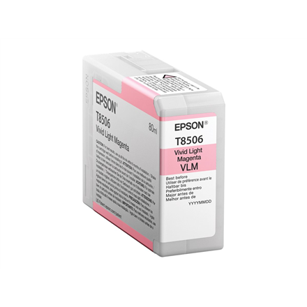 Toneris Epson T85060N ink, Light magenta  Epson Epson  C13T85060N  Epson T8506 - vivid light mage