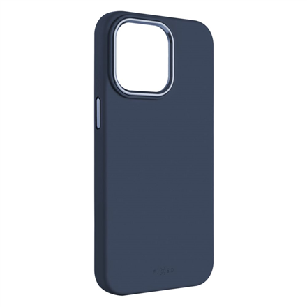 Dėkliukas Fixed  MagFlow  Back cover  Apple  iPhone 15 Pro  Liquid silicon  Blue