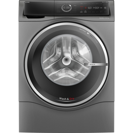 Skalbimo mašina - džiovyklė Bosch  Washing Machine  WNC254ARSN  Energy efficiency class A/D  Fro