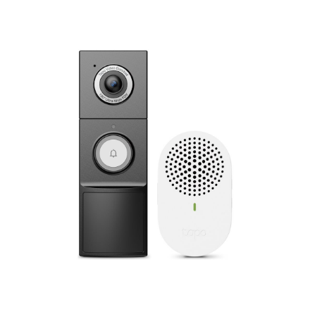 Durų skambutis TP-LINK Tapo D235 5 MP 1.18mm/F1.8 IP66 H.264 Micro SD