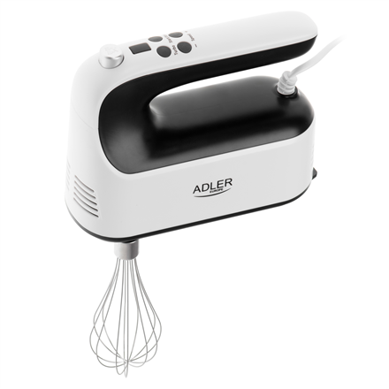 Adler Hand Mixer  AD 4229  Hand Mixer  600 W  Number of speeds 9  Turbo mode  Black/White