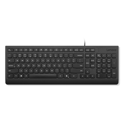 Klaviatūra Lenovo Keyboard  Essential  Keyboard  Wired  Lithuanian  Black