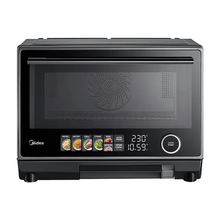 Mikrobangų krosnelė Midea Microwave oven  MSO25H  Free standing  25 L  1000 W  Convection  Gri