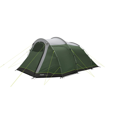 3-4 asmenims Outwell Two Room Tunnel Tent Earth 5 Plus 5 person(s) Green